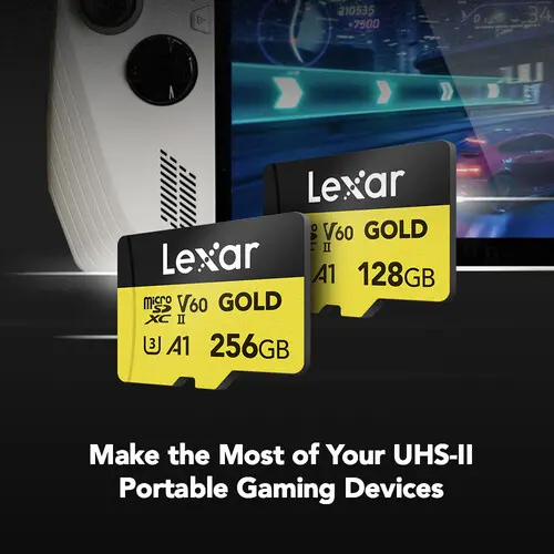 Lexar Gold 128GB MicroSDXC™ UHS-II Memory Card up to 280MB/s Read 100MB/s Write C10 A1 — photo 4