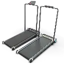 [PWT520ABBK] Powerology 2-In-1 Foldable Treadmill With Massage Pad - Black.webp