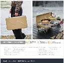 Porodo Lifestyle Dual Burner Foldable Camping Stove Khaki PDYG002KH — photo 1
