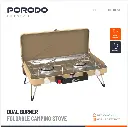 Porodo Lifestyle Dual Burner Foldable Camping Stove Khaki PDYG002KH — photo 2