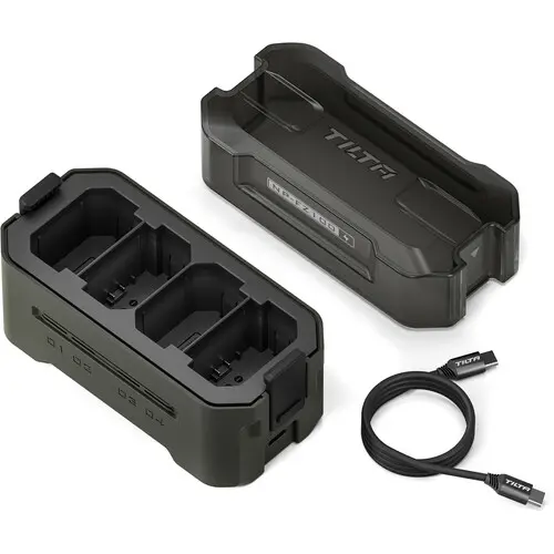 Tilta Portable Charging Station for Sony NP-FZ100 (4-Channel) — Green — photo 1