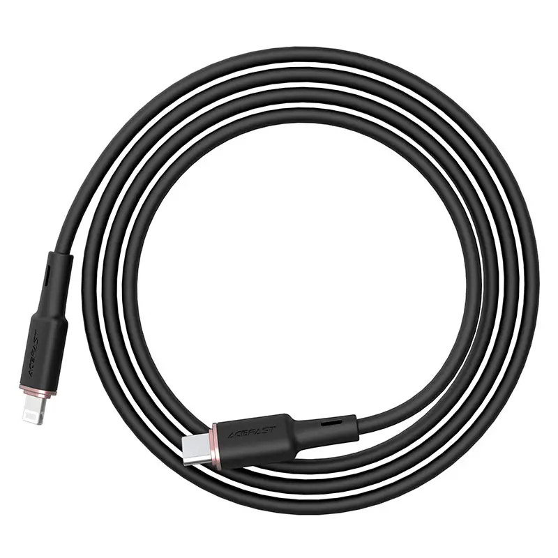 ACEFAST C2-01 1.2M Mellow USB-C to Lightning Zinc Alloy Silicon Charging Data Cable 30w — photo 2