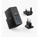 Anker PowerPort 4 Lite 27w Charger with 4 USB-A PowerIQ Ports A2042L11 — photo 1
