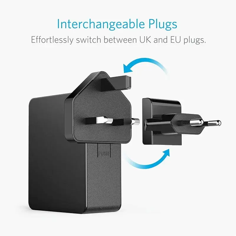 Anker PowerPort 4 Lite 27w Charger with 4 USB-A PowerIQ Ports A2042L11 — photo 4