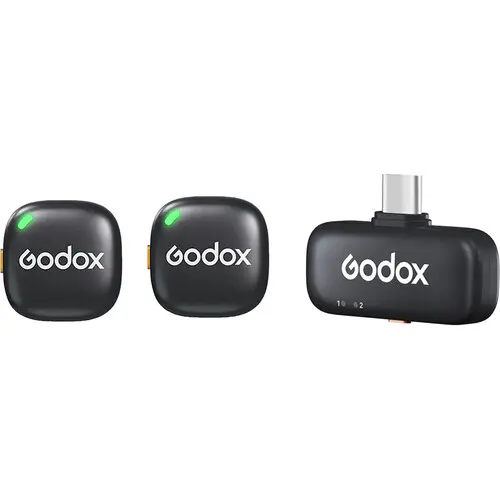 Godox C01 2-Person Wireless Microphone System with USB-C Connector for Mobile Devices — photo 1