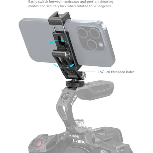 SmallRig Metal Phone Holder with Cold Shoe Mount 4382 — photo 1