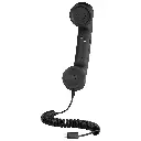[PD569BK] Porodo Classic Retro Phone Handset with Type-C Connector - Black.webp
