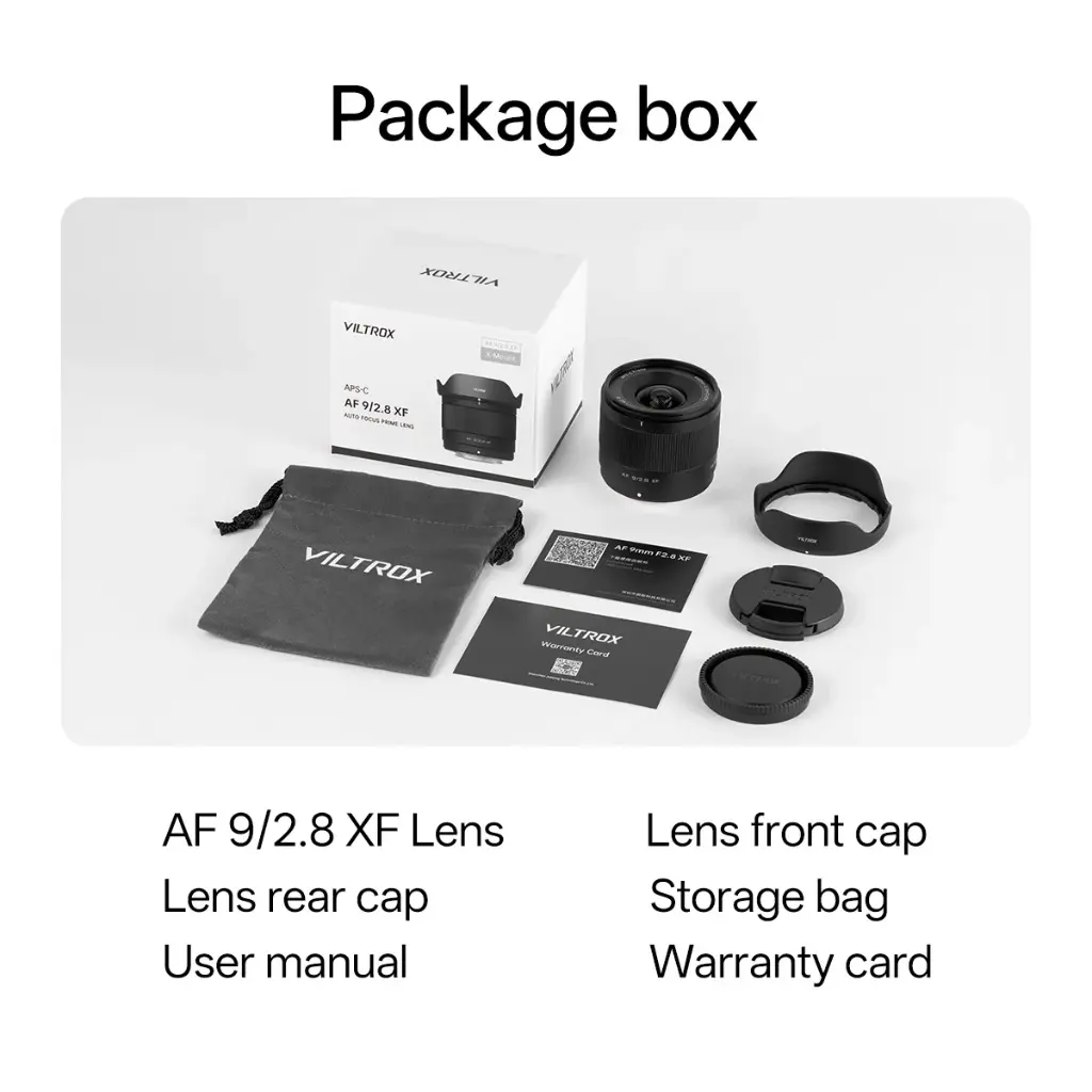 Viltrox AIR AF 9mm F2.8 XF Auto Focus Prime Lens for Fuji X-Mount AF 9/2.8 XF AP0100149 — photo 2