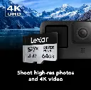 Lexar Professional Silver Plus MicroSDXC UHS-I Memory Card up to 205MB/s Read V30 U3 — photo 2