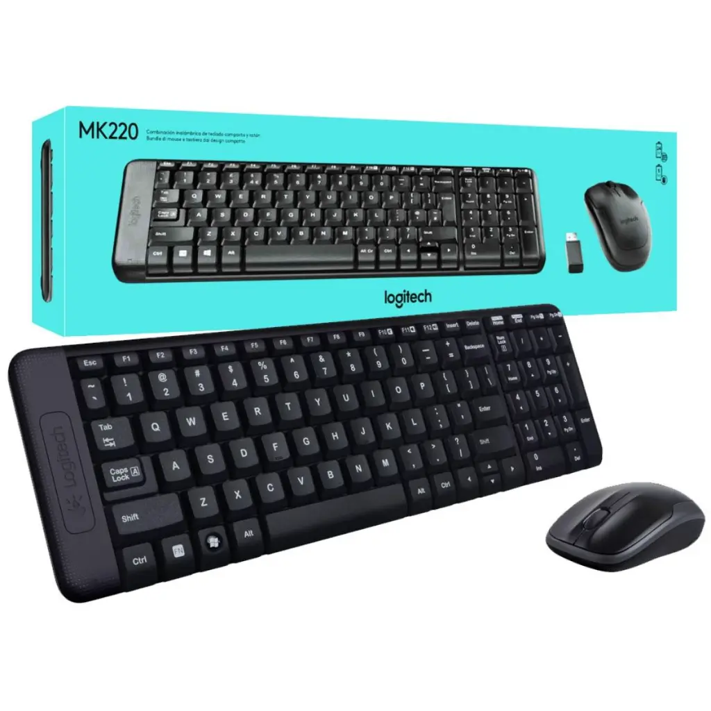 Logitech MK220 Compact Wireless Keyboard and Mouse Combo Arabic & English 920-003160 — photo 1