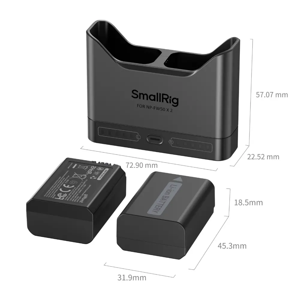 SmallRig LP-E6NH Camera Battery and Charger Kit 5484 — photo 2
