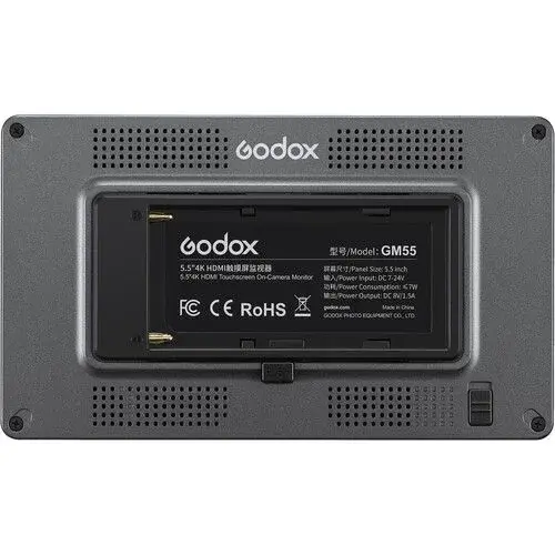 Godox GM55 5.5" 4K HDMI Touchscreen On-Camera Monitor — photo 1