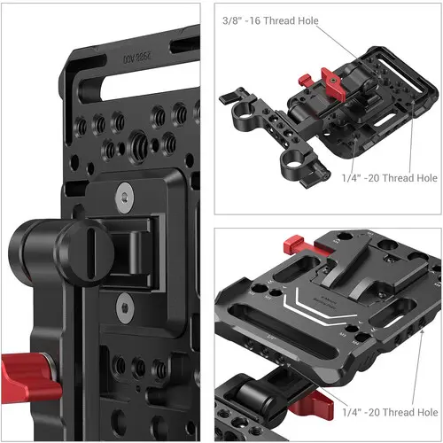 SmallRig V Mount Battery Plate with Adjustable Arm 2991 — photo 1