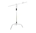 PhotoTech PTC-40KIT 40" C-Stand Silver Stanless Steel With Boom Arm — photo 3