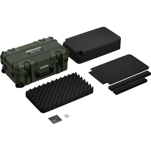GUTEK Tortoise T-300 20-Inch Carry-On Protector Case 30L, Olive Drab Green — photo 4