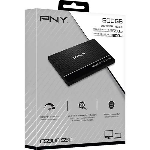 PNY CS900 500GB 2.5-Inch SATA III ND NAND SSD SSD7CS900-500-RB — photo 4