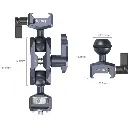 SmallRig Magic Arm with Dual Ball Heads (1/4”-20 Screw and NATO Clamp) 3875 — photo 4