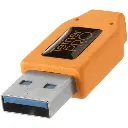 Tether Tools TetherPro USB 3.0 Male Type-A to USB 3.0 Micro-B Cable (15', Orange) CU5454 — photo 2