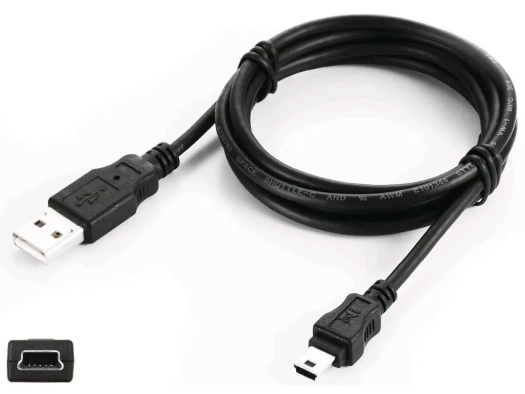 S-TEK USB 2.0 to 5 Pin Mini USB Cable 1.8 Meter 770607 — photo 2
