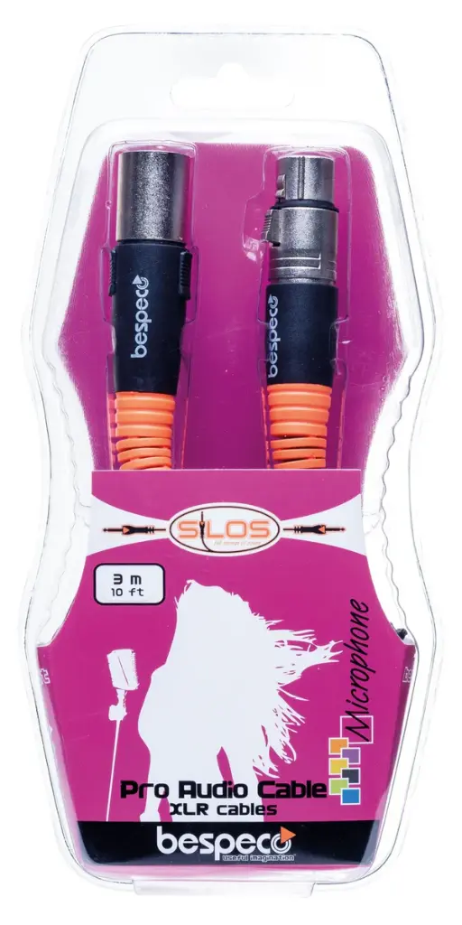 Bespeco 3P XLR Female To 3P XLR Male 6 Meter 20Ft Pro Audio Cable XLR Cable SLFM600 — photo 1
