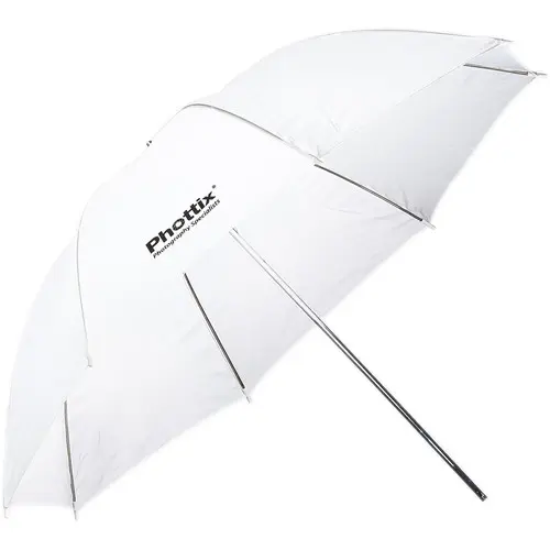 Phottix 101cm 40" White Photo Studio Diffuser Translucent Umbrella 85360 — photo 1