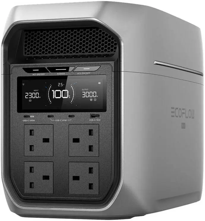EcoFlow Delta 3 Max Plus 3000w 2048Wh Portable Power Station EF-DL3-MP EFD3MP-UK-CBOX — photo 1