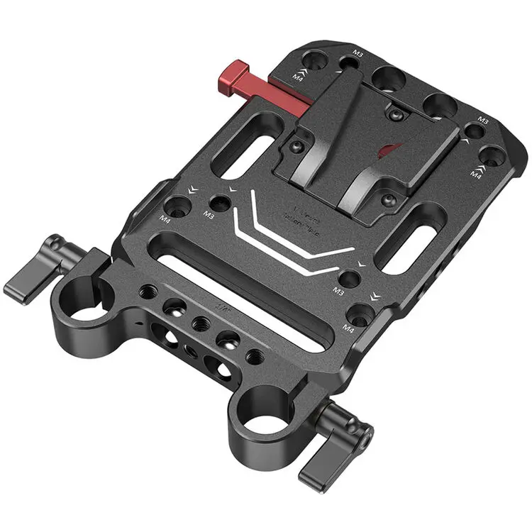 SmallRig V-Lock Battery Plate with 15mm LWS Rod Clamp — photo 1