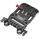 SmallRig V-Lock Battery Plate with 15mm LWS Rod Clamp — photo 1
