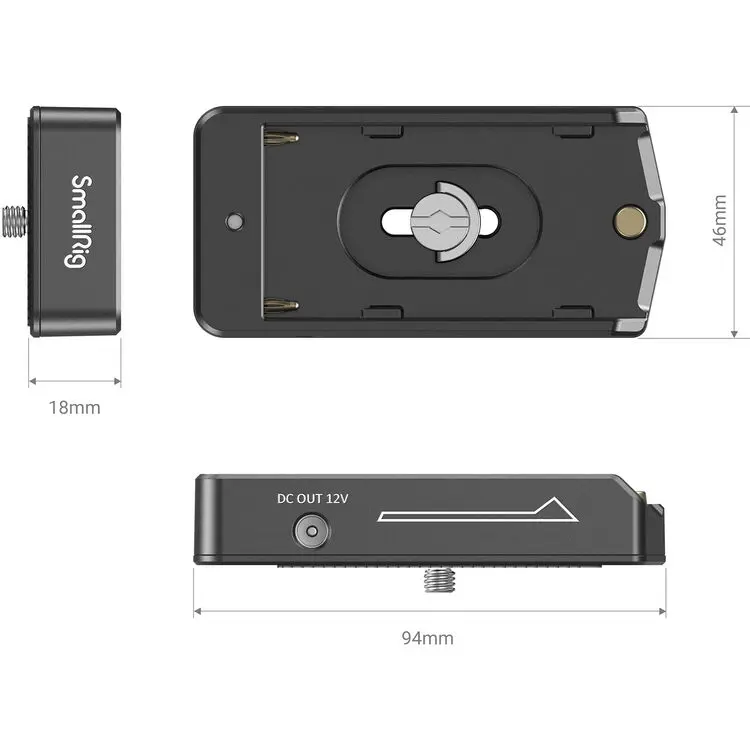 SmallRig NP-F Battery Adapter Plate Lite 3018 — photo 4