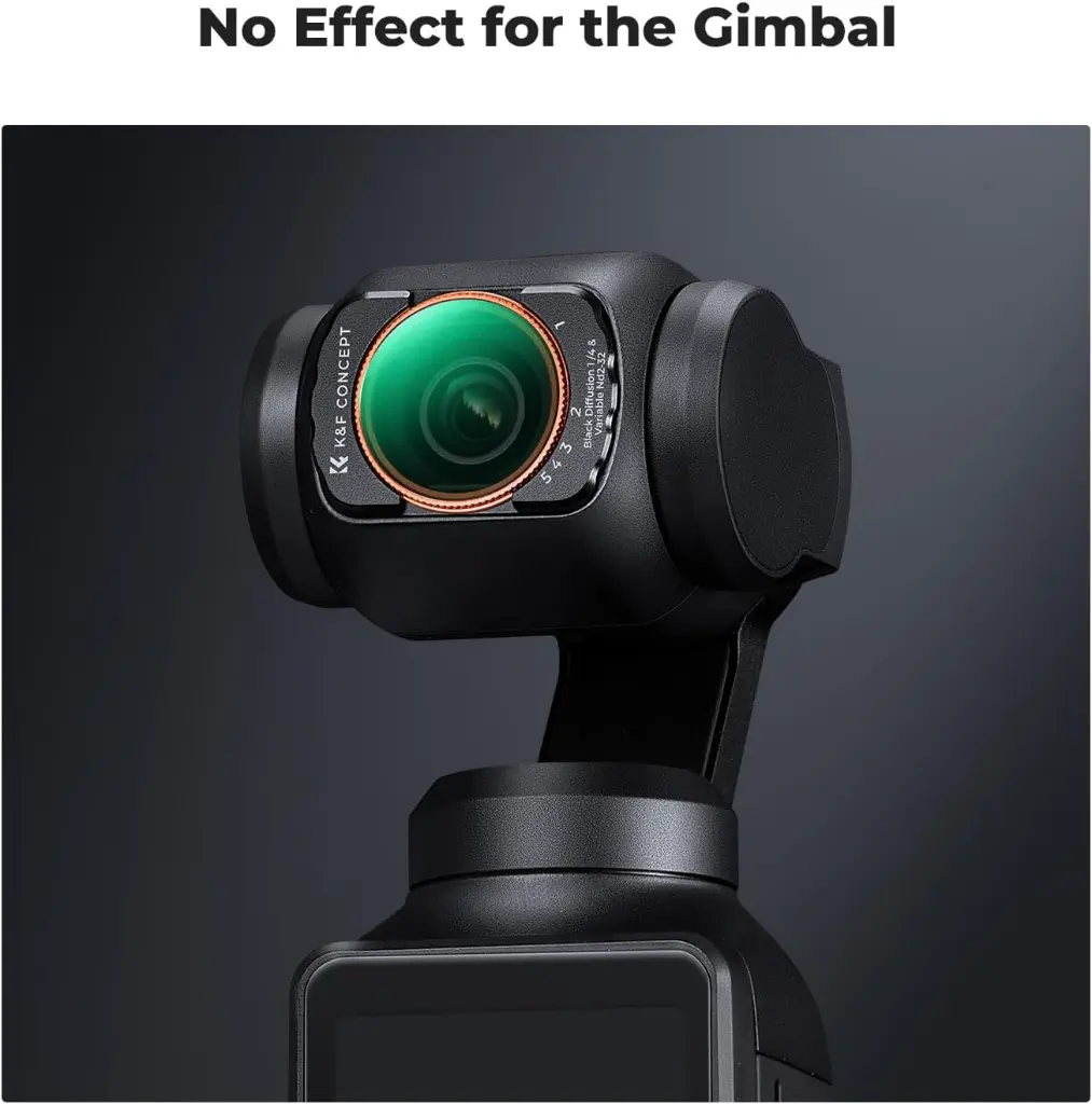 K&F Concept Nano-X Series Black Diffusion 1/4+ND2-32 Filter for Osmo Pocket 3 & 4 — photo 4
