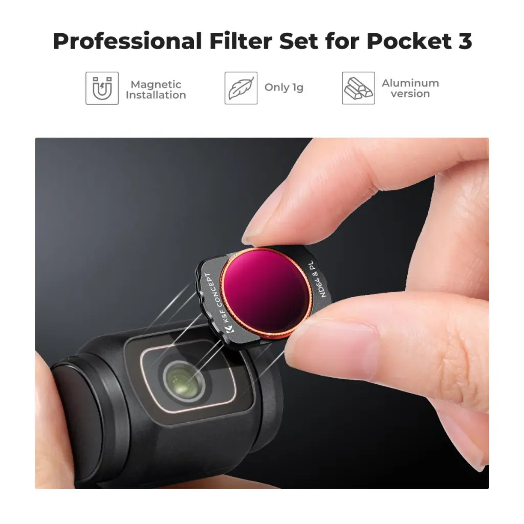 K&F Concept Nano-X Series UV+CPL+ND16 /PL+ND32/PL+ND64/PL+ND256/PL Six Filter Set for — photo 5
