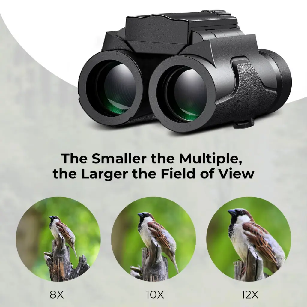 K&F Concept 8x21 Compact Binoculars for Kids and Adults, with BAK4 Prism, FMC Lens, IP65 — photo 3
