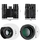 K&F Concept 8x21 Compact Binoculars for Kids and Adults, with BAK4 Prism, FMC Lens, IP65 — photo 4