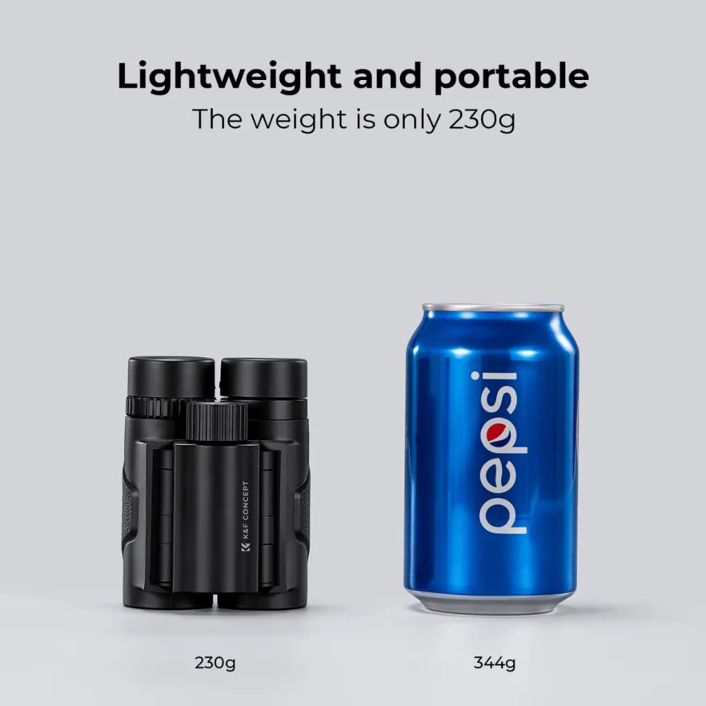 K&F Concept 8x21 Compact Binoculars for Kids and Adults, with BAK4 Prism, FMC Lens, IP65 — photo 1