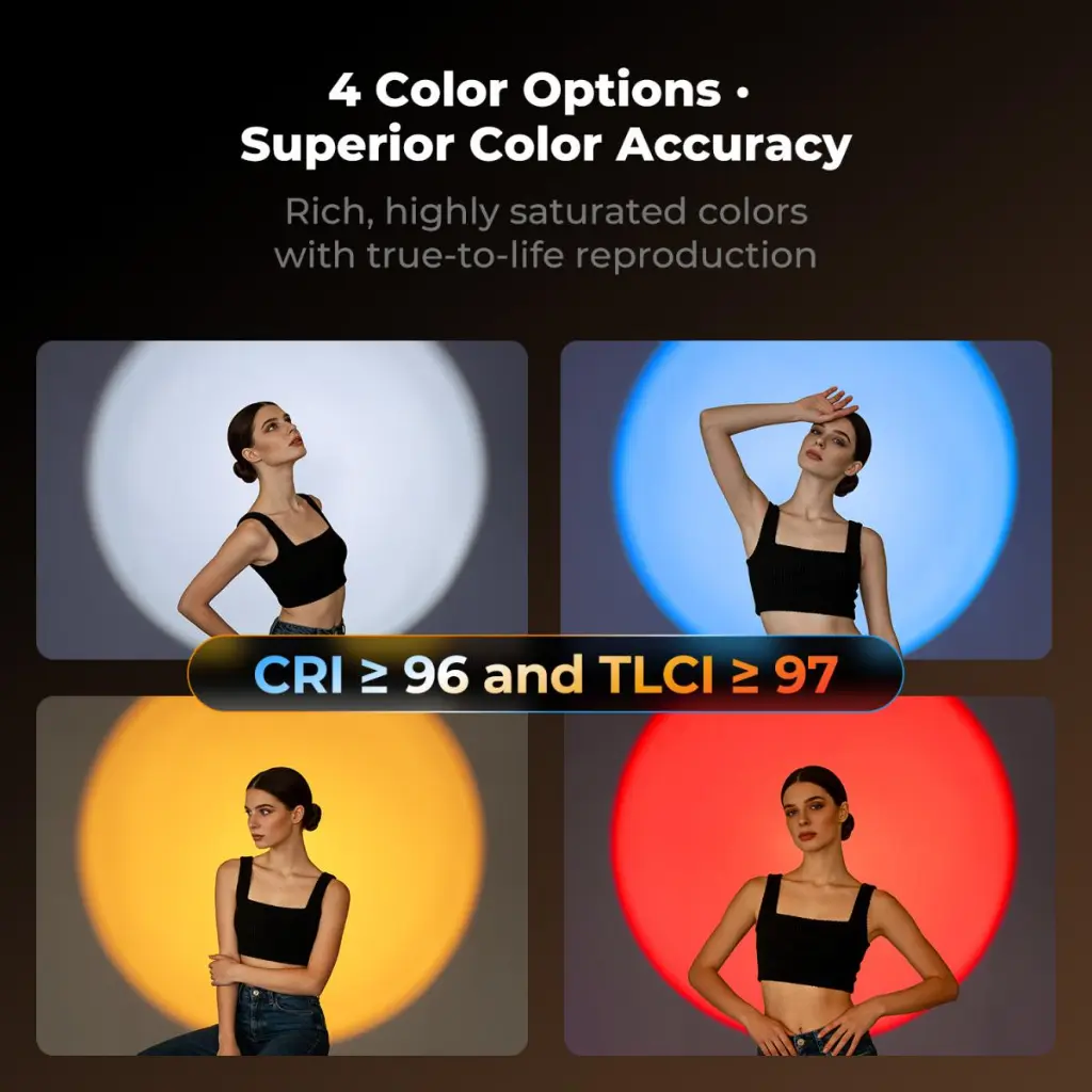 K&F Concept RGB SP25C Flashlight for Photography, 4500mAh Aluminum Alloy Studio Video — photo 3