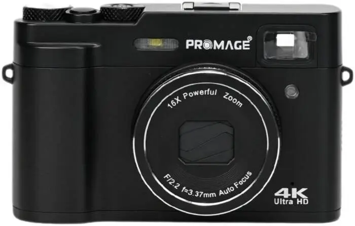 Promage PC120 4K 48MP Ultra HD Digital Camera Black — photo 2
