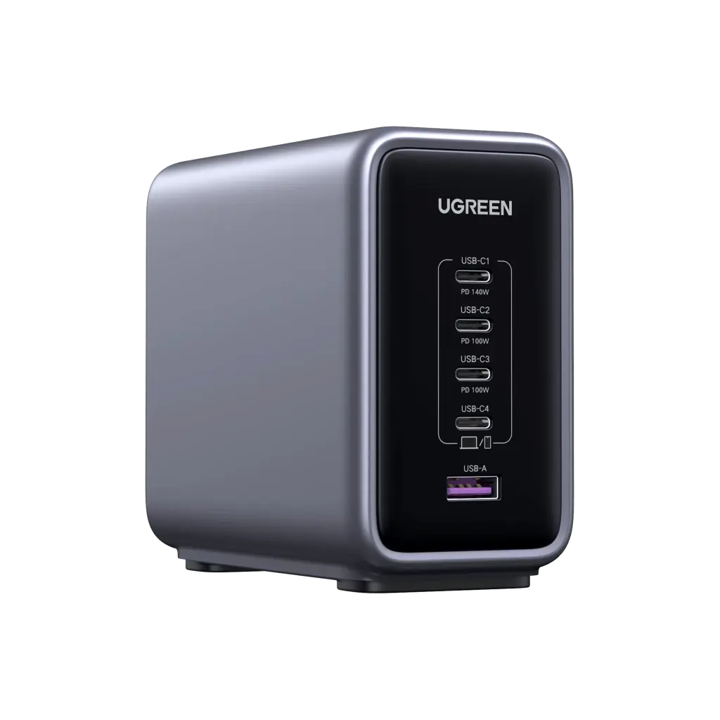 Ugreen Nexode 300w 5-Ports GaN Desktop Fast Charger 4xUSB-C 1xUSB-A PD CD333-90904B — photo 1