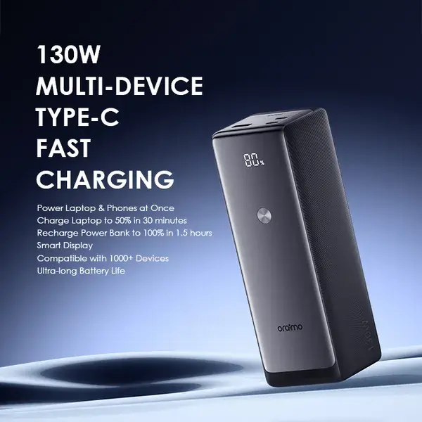 Oraimo PowerJet 130 27600mAh 130W Power Bank OPB-727SQ — photo 5