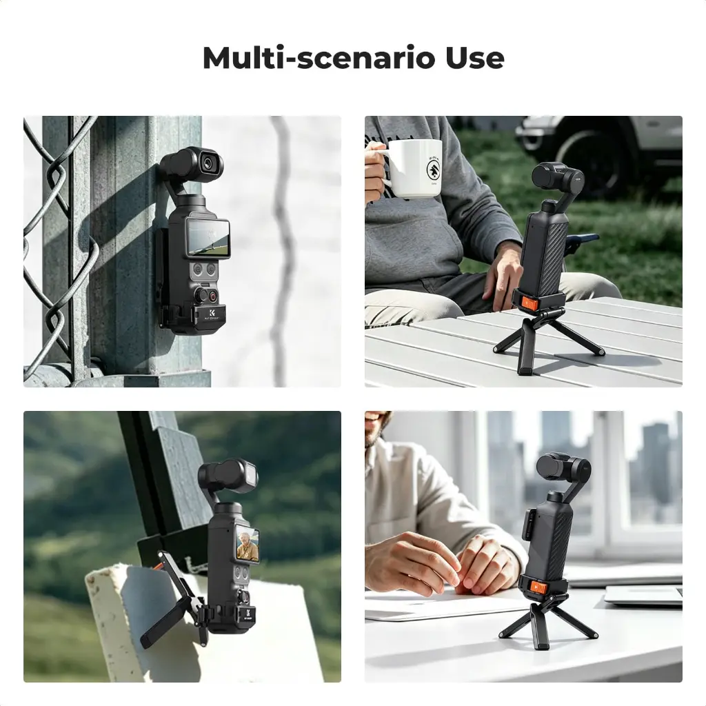 K&F Magnetic Grip Tripod Adapter for DJI Osmo Pocket 3 & 4 (KF20.0022) — photo 1