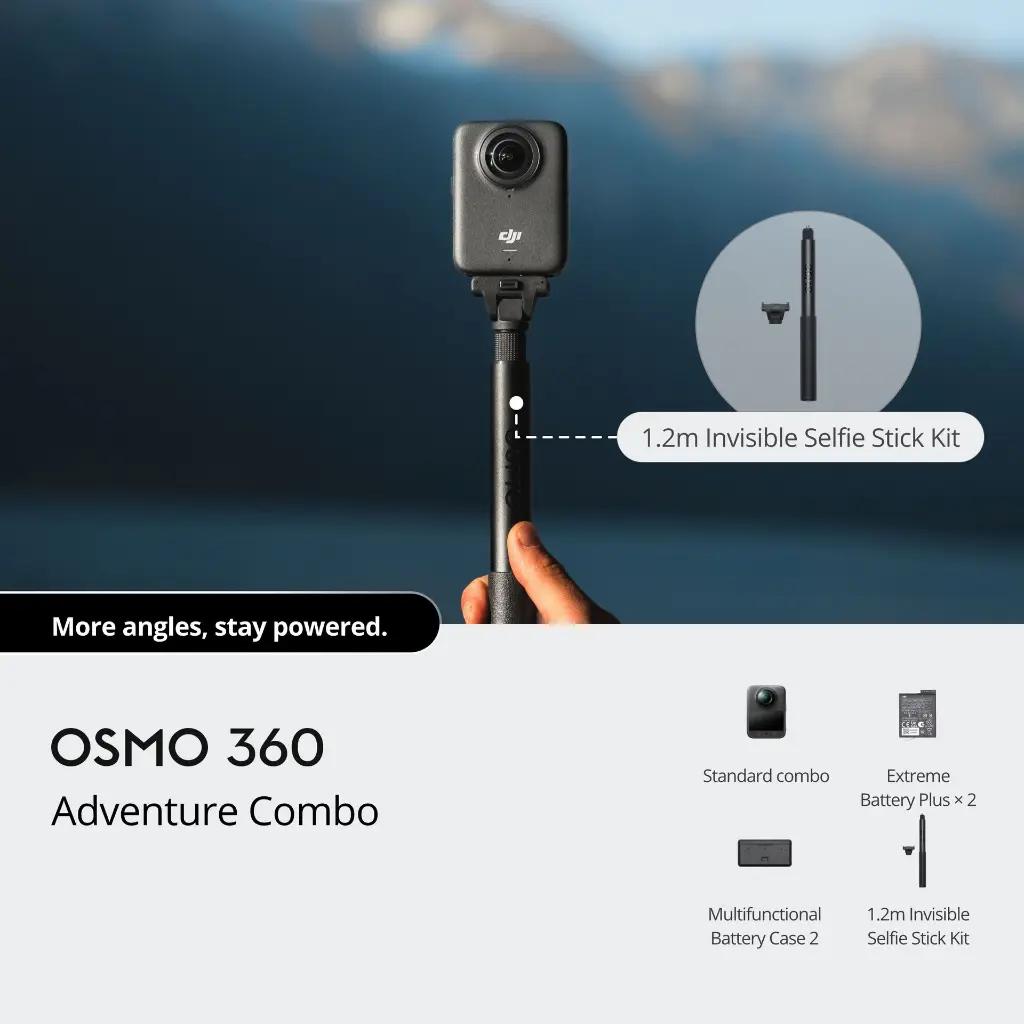 DJI Osmo 360 Adventure Combo DJI-ZX100-C2 — photo 1
