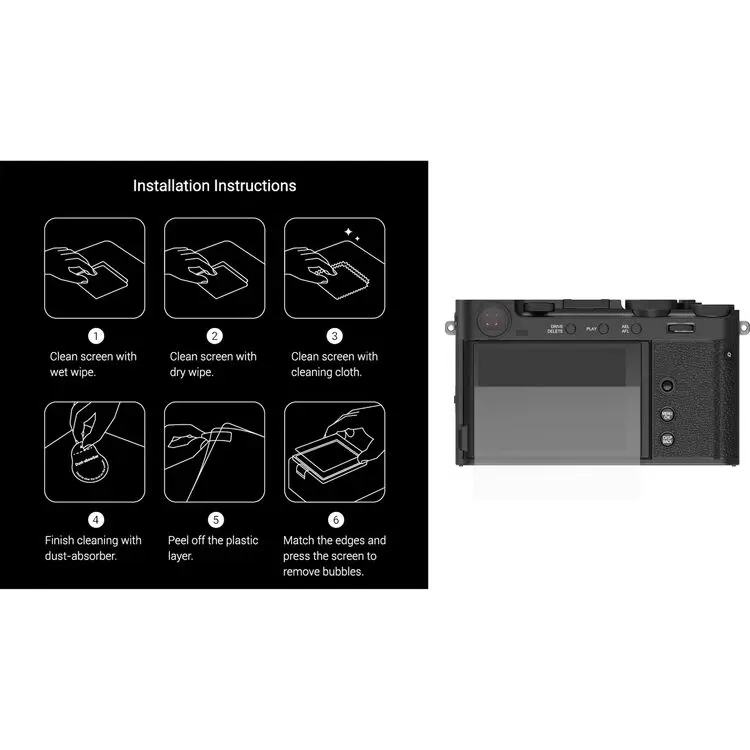 SmallRig Screen Protector for FUJIFILM X-E5 5988 — photo 4