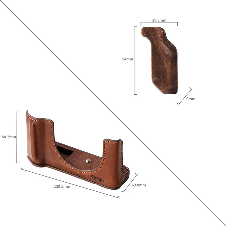 SmallRig Leather Case Kit for FUJIFILM GFX100RF (Brown) 5268 — photo 4