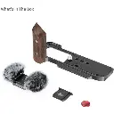 SmallRig L-Shape Mount Plate with Wooden Handle for FUJIFILM X-M5 (Black) 5260 — photo 3