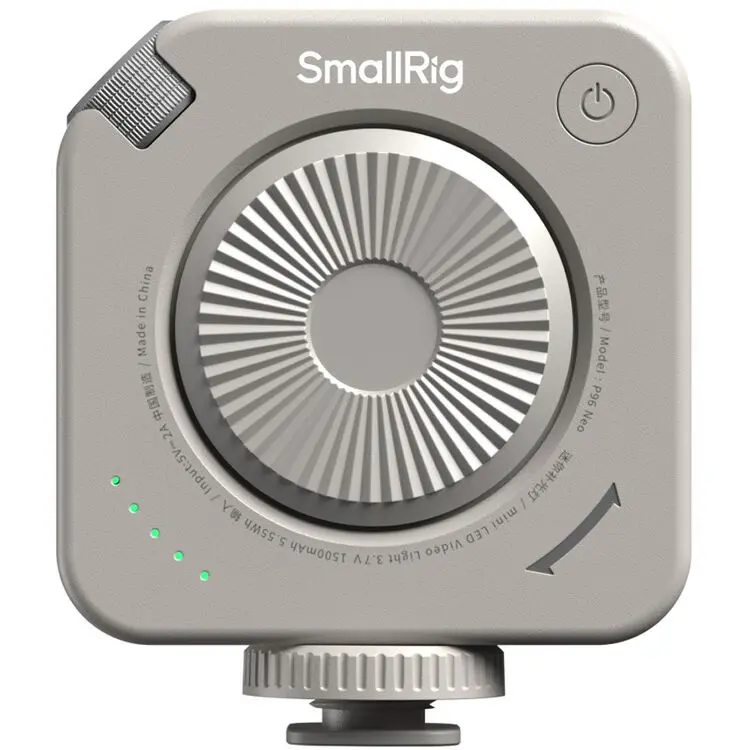 SmallRig P96 Neo mini LED Video Light (Morandi Gray) 5820 — photo 2