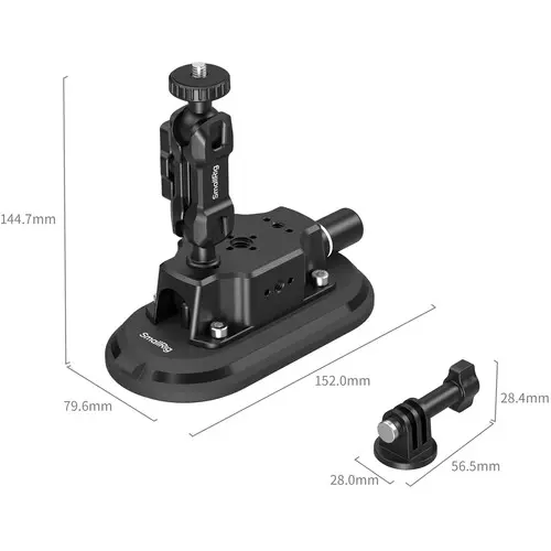 SmallRig 3 x 6" Car Suction Support for Action Cameras 5842 — photo 3