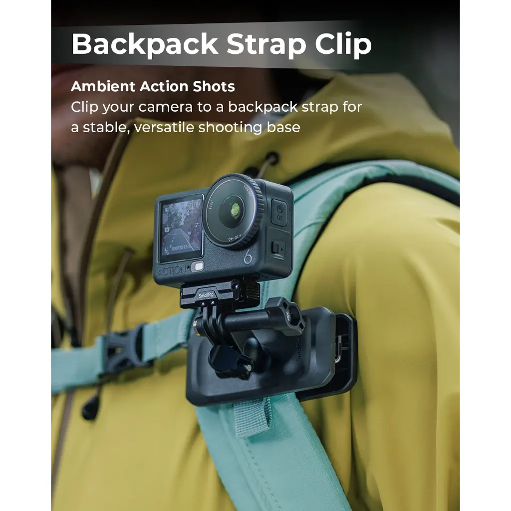 SmallRig Backpack Strap Clip Mount for Action Cameras 5722 — photo 2