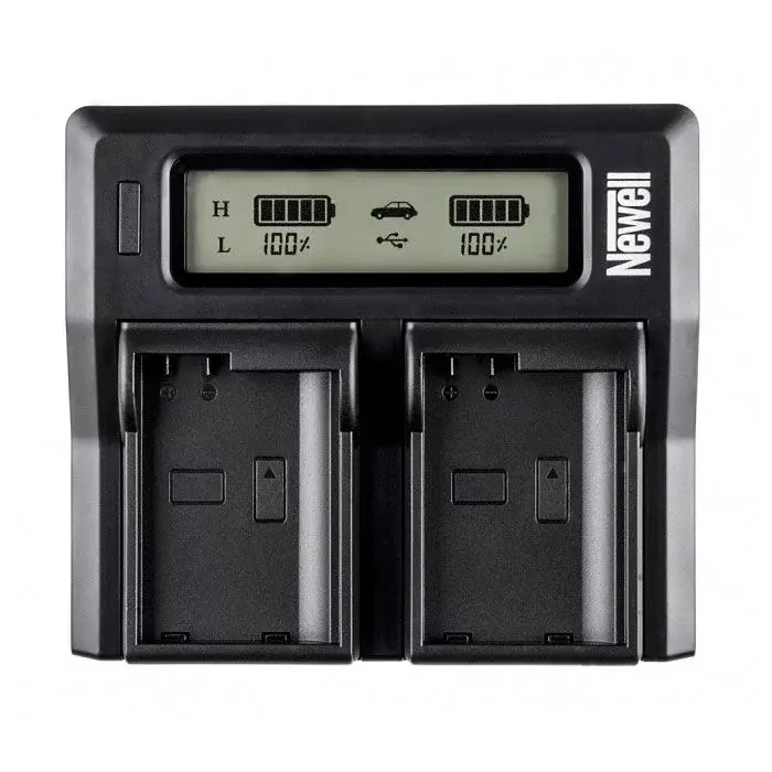 Newell DC-LCD two-channel charger for LP-E6 batteries — photo 1