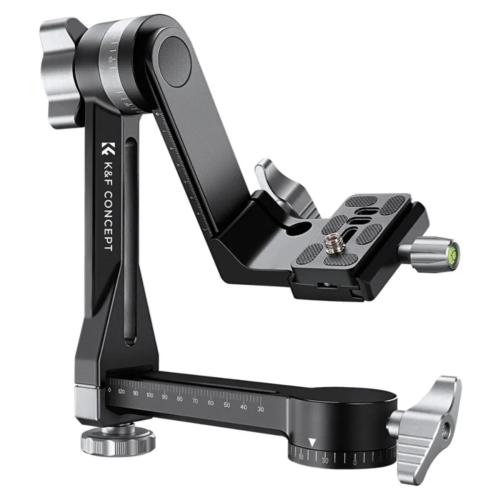 K&F Concept 360 Panoramic Gimbal Tripod Head, Aluminium (1/4in QR) — photo 1