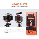 K&F Concept CA02 Aluminium 2-in-1 Quick Release Plate (Orange) — photo 3