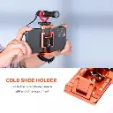K&F Concept CA02 Aluminium 2-in-1 Quick Release Plate (Orange) — photo 4